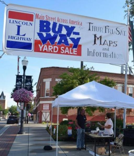 Get your Lincoln Highway garage sale on the map! Ada Icon