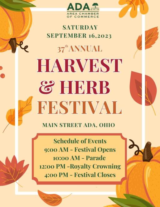 37th edition of the Harvest & Herb Festival Ada Icon