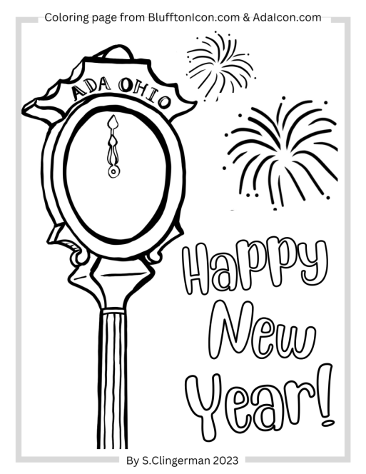 Happy new year drawing/ Happy new year 2023/ New year drawing with pencil /  Border design | New year's drawings, Drawings, Happy new year